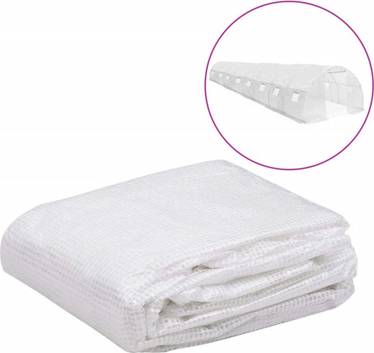 vidaXL Kashoes - vervangend - (36 - m²) - 3x12x2 - m - transparant