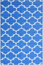 Bol.com vidaXL - Buitenkleed - ARAKIL - 120x180 - cm - polypropeen - blauw aanbieding