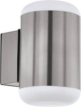 EGLO LED-buitenwandlamp Merlito roestvrij staal
