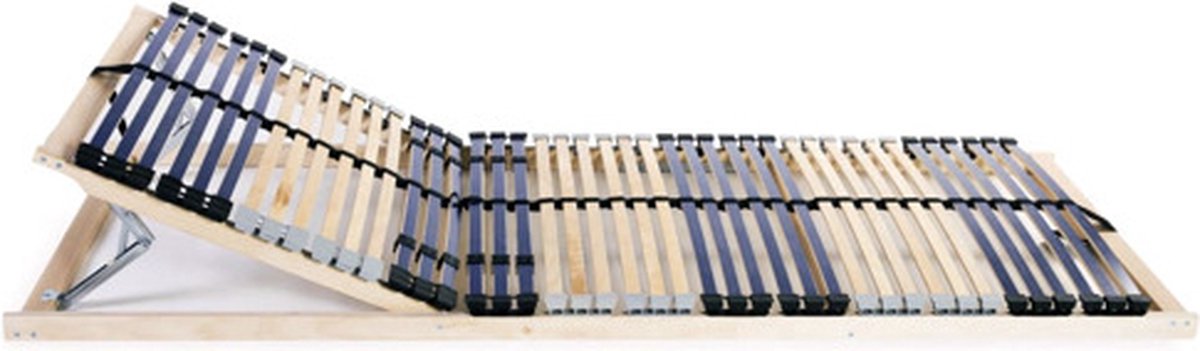 Lattenbodem van ijzer en hout voor matras van 90x190 cm met poten - 20