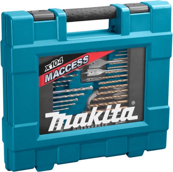Makita D-31778 104 delige accessoire, bit & boren set in koffer - Makita