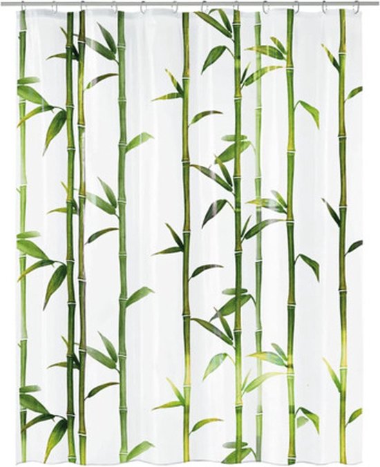 Kleine Wolke Douchegordijn Bamboo 180x200 cm groen | bol.com