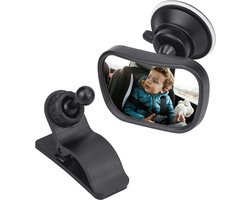 Autospiegel Baby Verstelbaar - Achterbank Spiegel Baby - Achteruitkijkspiegel XL - Baby Spiegel Auto