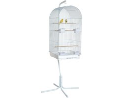 Vogelkooi parkiet Cara Wit