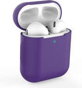 AirPods 1/2 Hoesje in het donker Paars - TCH - Siliconen - Case - Cover - Soft case