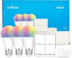 Viatel Smart Bulb 9W RGB Led Light Bulbs,Smart Hub,Switch ,BroadLink BLE Bluetooth Hot Sale Starter Kit