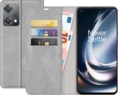 OnePlus Nord CE 2 Lite 5G Bookcase hoesje - Just in Case - Effen Grijs - Kunstleer