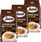 Segafredo Espresso Casa - grains de café - 3 x 1 kg