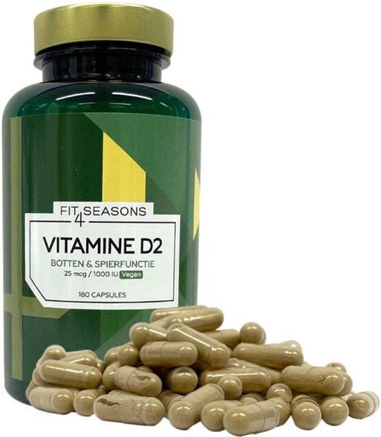 Vitamine D2 180 capsules