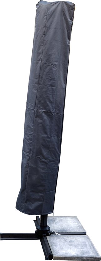 Muildier Trend Discriminatie Kopu® Parasolhoes XL voor Zweefparasol 3 x 3 m Vierkant - Grijs | bol.com