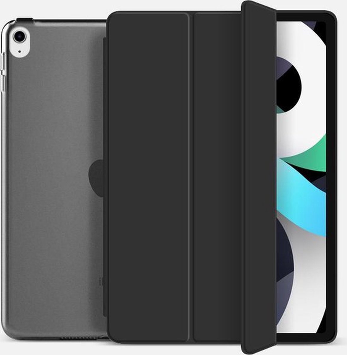 Ipad air 4 2020 hardcover - 10.9 inch – hard cover – iPad hoes - Hoes voor iPad – Tablet beschermer - zwart