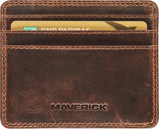 Maverick the original - pasjeshouder - magic wallet - bruin