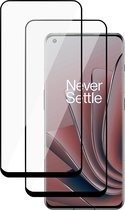 Screenprotector geschikt voor OnePlus 10 Pro - Tempered Glass Full Screen Protector - 2 Stuks