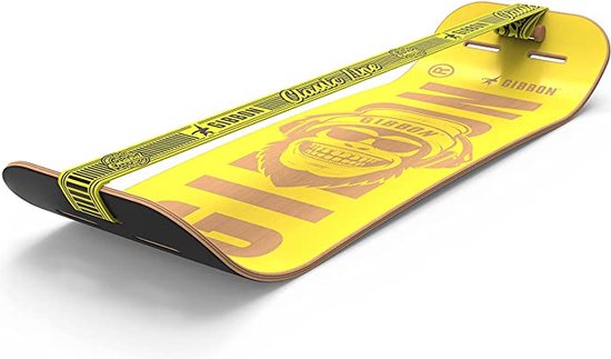 Foto: Gibbon giboard set bonzo classic slackline skateboard style one size black yellow