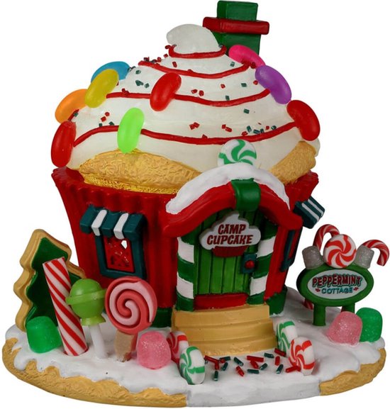 Lemax - Peppermint Cottage, B/o (3v) - Kersthuisjes & Kerstdorpen