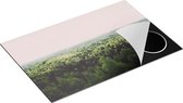 Chefcare Inductie Beschermer Eindeloze Bos met Groene Bomen - 81x52 cm - Afdekplaat Inductie - Kookplaat Beschermer - Inductie Mat