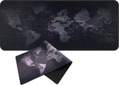 Bol.com *** XXL Earth Soft Gaming Muismat - Anti-Slip - 90x40 cm - Wereld Toetsenbord Mousepad - PC gaming - van Heble® *** aanbieding