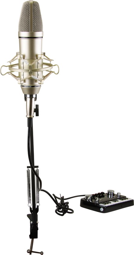My Mic Professionele Microfoon voor PC Inclusief Microfoon Arm en Geluidskaartmixer – Gaming Microfoon Studio Microfoon – USB Microfoonele Microfoon - BM3000