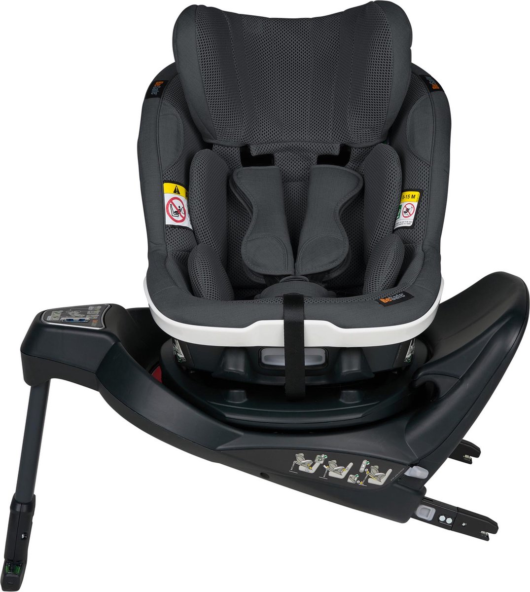 BeSafe iZi Turn i-Size - 360° Draaibaar autostoeltje - peuter - 5 maanden tot 4 jaar - Anthracite Mesh BeSafe iZi Turn i-Size - 360° Draaibaar autostoeltje - peuter - 5 maanden tot 4 jaar - Anthracite Mesh