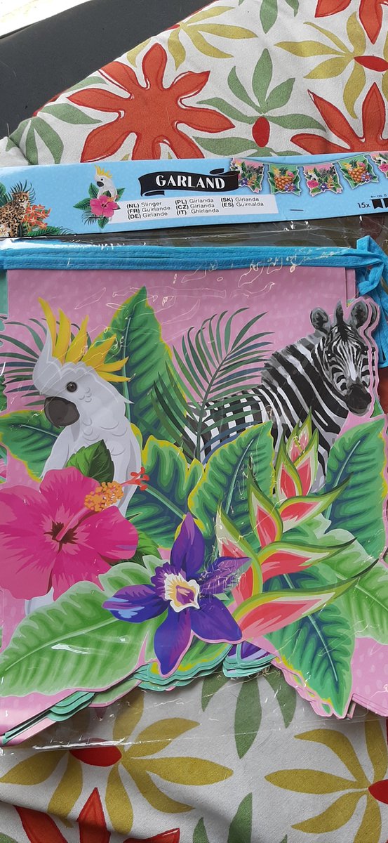 Garland party slinger 6 meter / dieren