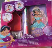 Diamond paintingset: Super Dagboek deco set : Disney Princess Yasmine