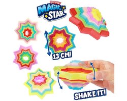 Fidget 3D ster -Hypno Move- 6ass LV | Hypnotiserende ster | regenboog kleuren | ster | sterren | fidget