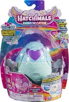 Hatchimals CollEGGtibles Rainbow-cation - Playdate Pakket eispeelset met 4 personages en 2 accessoires - stijl kan verschillen