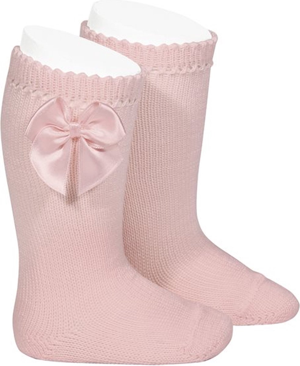 Cóndor Kniekous Cotton Strik | 2551/2 | Oud Roze | 12-18 mnd | maat 1