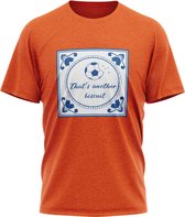 JAP T-shirt - Ademend katoen - Regular fit - Oranje kleding - Koningsdag, Nederlands elftal, Formule 1 etc. - Heren - Maat XXL