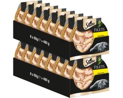 Sheba Kattenvoer - Filets - Kipfilet stukjes in saus - 16x60g