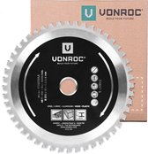 VONROC Multi-material zaagblad - 255 x 30mm – 48 tanden – Voor hout, aluminium, kunststof en staal – Voor MS507AC