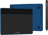 XPPen Deco Fun XS Tablette Dessin Taille 4x3 pouces Idéal pour les signatures électroniques et l'apprentissage à distance-bleu