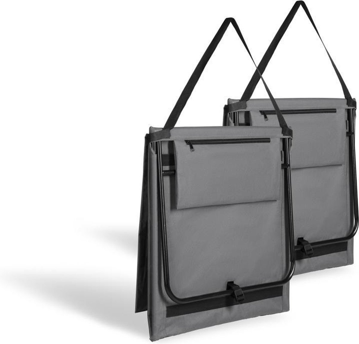 HASVIK schuifdeur, set van 2, donkergrijs, 200x236 cm - België