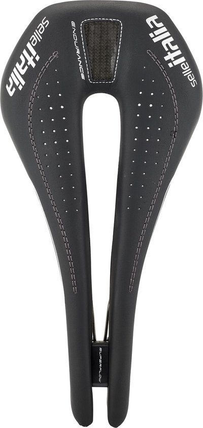 Tweedekans Selle Italia X-Bow Superflow TI 316 S3 Zadel Zwart