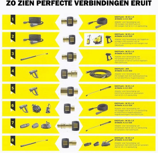 Kärcher 2.641-709.0 Verlengslang Quick Connect XH 6 Q