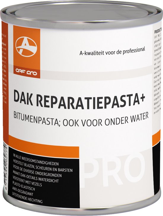 OAF Dak Reparatiepasta -  Dakkit Bitumen / Reparatiemiddel voor bitumen daken - 750 ml