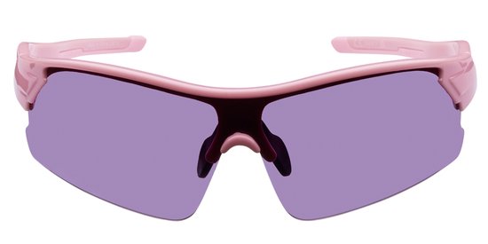 Icon Eyewear de soleil BLADE - Monture rose - Verres gris clair