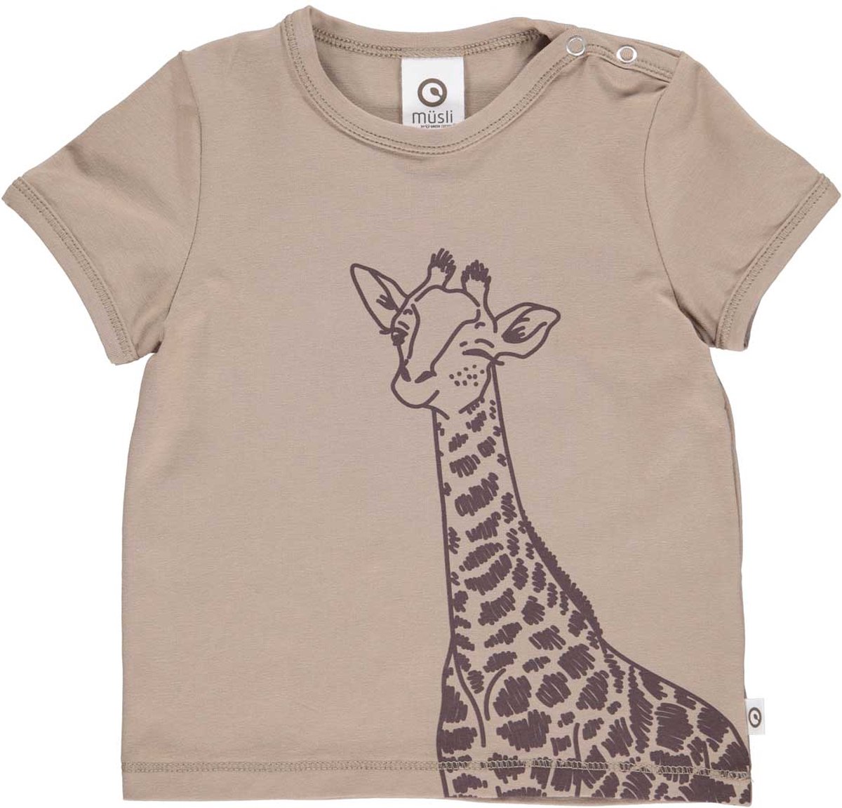 Müsli Giraffe Shortsleeve - T-shirt - Korte Mouw - Baby Jongens