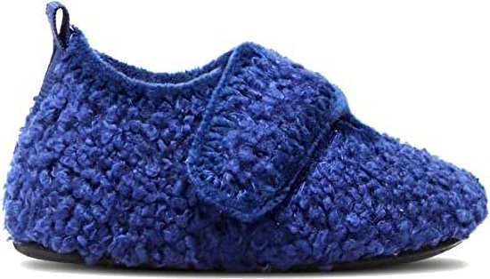 Chaussons en laine pour tout-petits - Slippers chauds pour la maison - Semelles antidérapantes - Unisexe - Taille 29 - Blauw foncé