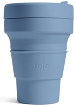 Stojo - Pocket Cup - Koffie / Theebeker - 355 ml - Herbruikbaar - Opvouwbaar - Steel