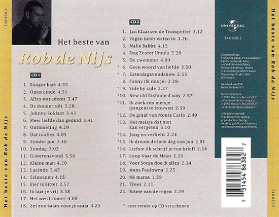 Het Beste Van Rob De Nijs, Rob De Nijs | Muziek | bol