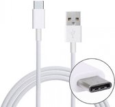 MMOBIEL USB-C naar USB-A Kabel 3.0 - Oplaadkabel - Laadsnoer - Type C - Data- en Laadkabel - Snellader - 1 Meter - Wit