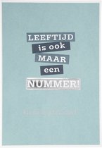Depesche - Wenskaart "Gewoon Mooi" met de tekst "Leeftijd is ook maar een nummer!" - mot. 006