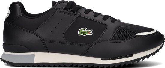 Lacoste Partner Piste Heren Sneakers - Zwart/Grijs - Maat 42,5 | bol.com