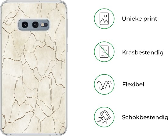 Coque Samsung Galaxy S10e - Imprimé marbré - Chic - Motifs - Coque de téléphone en Siliconen -