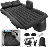 ELUTO Auto luchtbed - Opblaasbaar bed - voor Rust Slaap Reizen Camping - Universeel SUV - 135cm x 85cm x 45 cm - inclusief elektrische pomp - zwart