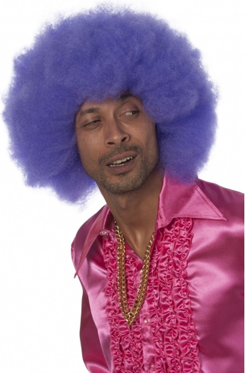 Perruque Afro Déguisement Bouclé Clown Funky Disco Hommes/Femmes 70S  Cheveux