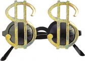 Widmann - Pimp/gangster verkleed dollars party bril goud