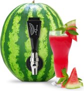 Final Touch Drankdispenser limonadetap met kraantje - Watermeloen tapkraan tapset - drank dispenser met kraan