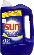 Sun - Vaatwaspoeder - Citroen - Voordeelverpakking 4 x 131 vaatwasbeurten